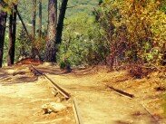 Vestiges de l'exploitation industrielle des Ocres